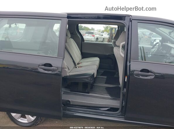 5TDZZ3DC3JS931321 2018 TOYOTA SIENNA Черный Вид наклейки с VIN-кодом