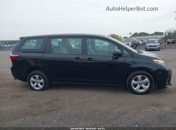 5TDZZ3DC3JS931321 2018 TOYOTA SIENNA Черный Вид задней части салона