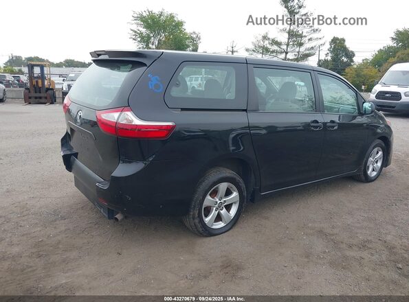 5TDZZ3DC3JS931321 2018 TOYOTA SIENNA Черный Задняя правая четверть