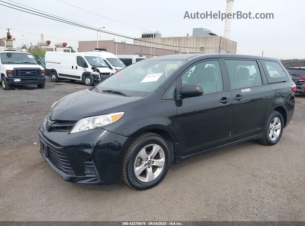 5TDZZ3DC3JS931321 2018 TOYOTA SIENNA Черный Передняя левая четверть