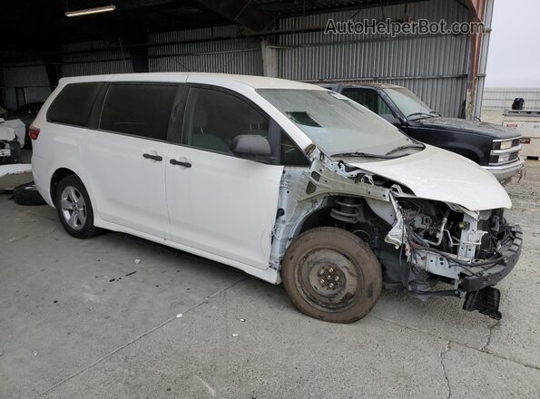 5TDZZ3DC3JS952718 2018 TOYOTA SIENNA White Przód prawy