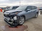 2021 Toyota Highlander L Blue vin: 5TDZZRAH0MS054424