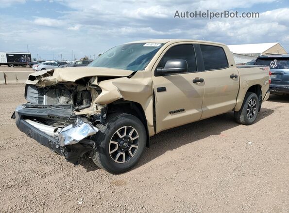 5TFDY5F19LX918705 2020 TOYOTA TUNDRA Желто-коричневый Передняя левая четверть
