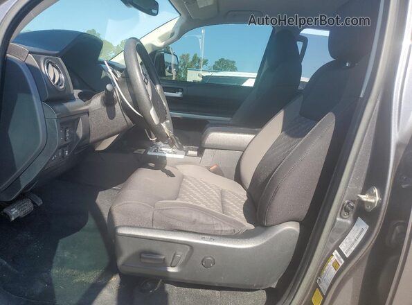 5TFDY5F1XMX962682 2021 TOYOTA TUNDRA Gray Вид салону спереду