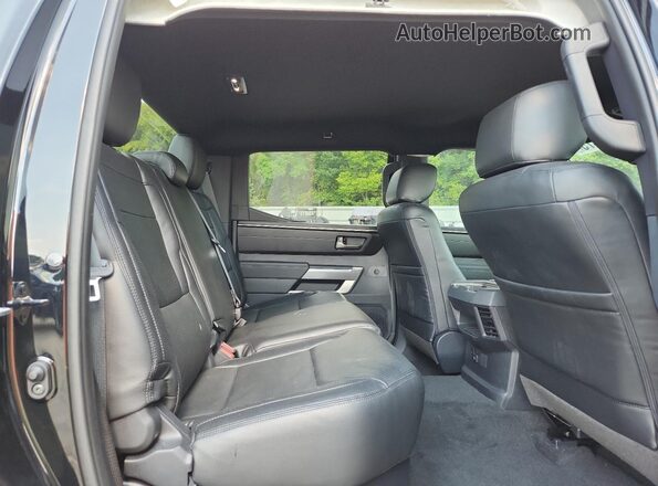 5TFLA5ABXSX045948 2025 TOYOTA TUNDRA Black უკანა სავარძლების ხედი