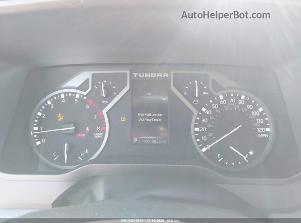 5TFLA5DB9RX152804 2024 TOYOTA TUNDRA Серый Вид задних сидений
