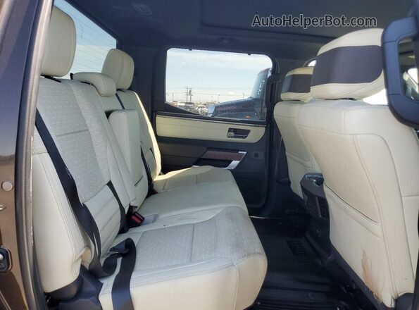5TFMA5EC1PX013355 2023 TOYOTA TUNDRA Коричневый Вид задних сидений