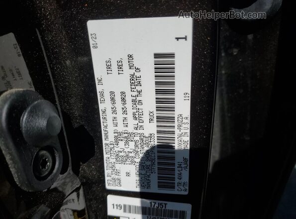 5TFMA5EC1PX013355 2023 TOYOTA TUNDRA Коричневый Вид подкапотного пространства