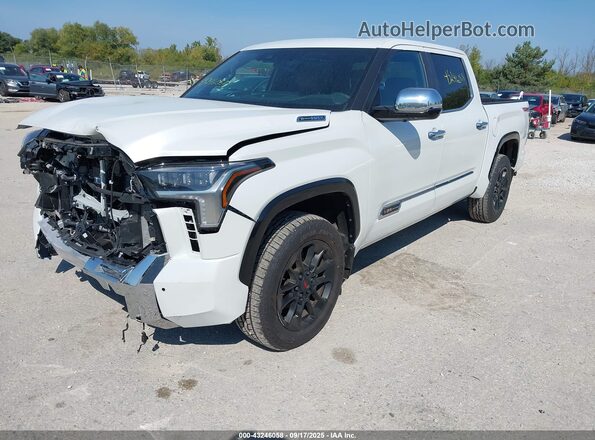 5TFMC5DB3SX095620 2025 TOYOTA TUNDRA HYBRID Белый Передняя левая четверть