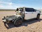 2023 Toyota Tundra Crewmax Limited White vin: 5TFPC5DB5PX024438