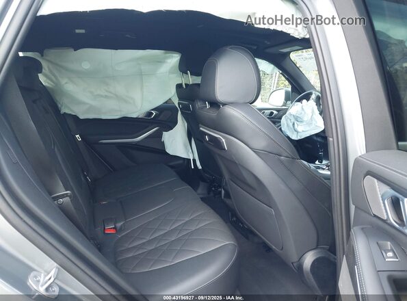 5UX13EU01R9V12165 2024 BMW X5 Silver Widok naklejki z numerem VIN