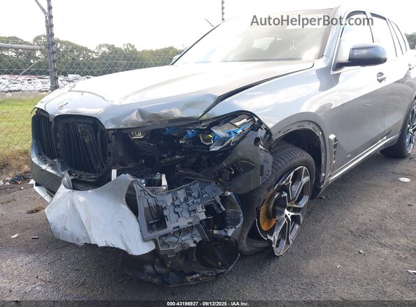 5UX13EU01R9V12165 2024 BMW X5 Silver Widok z przodu