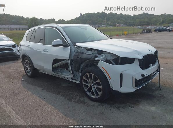5UX23EU01R9U05895 2024 BMW X5 White Widok wnętrza 360 stopni