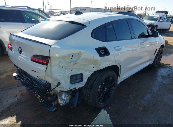 5UX33DT07S9019942 2025 BMW X4 Белый Задняя правая четверть
