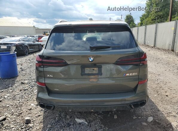 5UX33EU04S9Y23605 2025 BMW X5 Green Հետևի տեսք