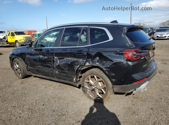5UX43DP04R9W98822 2024 BMW X3 Black Tył lewy