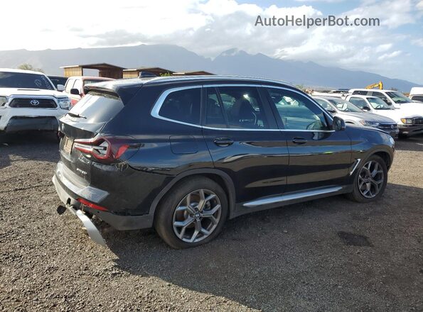 5UX43DP04R9W98822 2024 BMW X3 Black Tył prawy