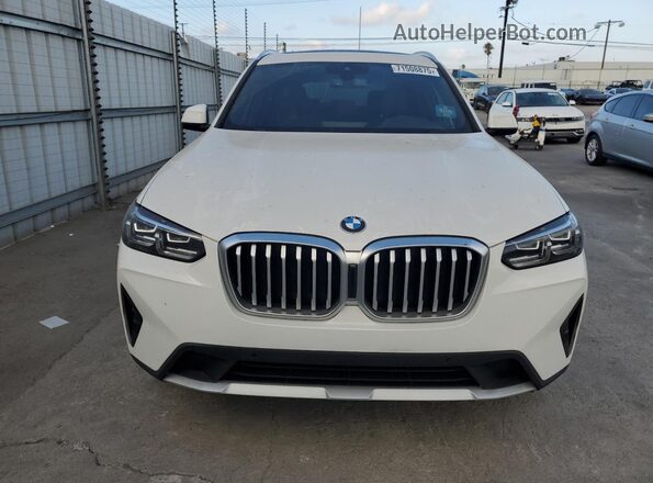 5UX43DP08P9T21035 2023 BMW X3 White Vista frontal