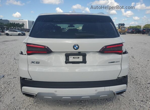 5UXCR4C05P9N48649 2023 BMW X5 White Widok z tyłu