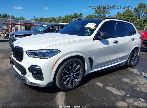 5UXCR6C04LLL76123 2020 BMW X5 Белый Передняя левая четверть