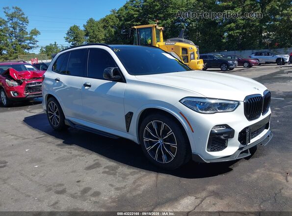 5UXCR6C04LLL76123 2020 BMW X5 Белый Передняя правая четверть
