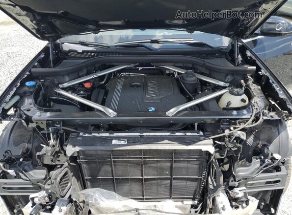 5UXCR6C04P9P95754 2023 BMW X5 Черный Вид задней части салона