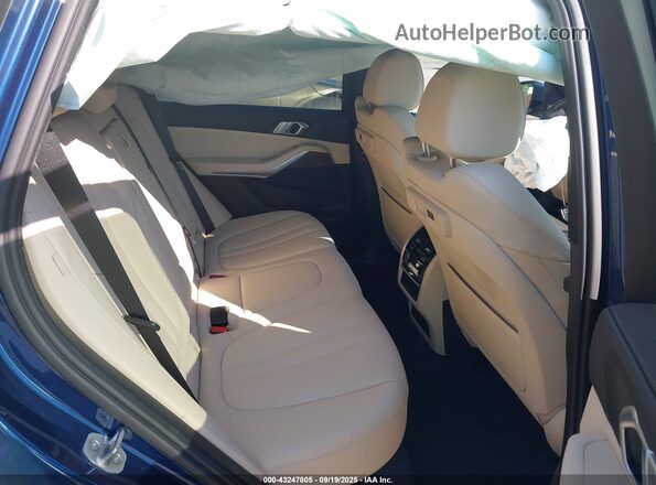 5UXCR6C07N9N32963 2022 BMW X5 Blue Vista de la etiqueta del VIN