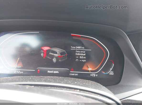 5UXCR6C08M9F35680 2021 BMW X5 Black Vista de los asientos traseros