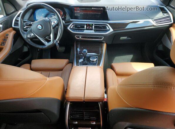 5UXCR6C09M9G07101 2021 BMW X5 Blue წინა პანელის ხედი
