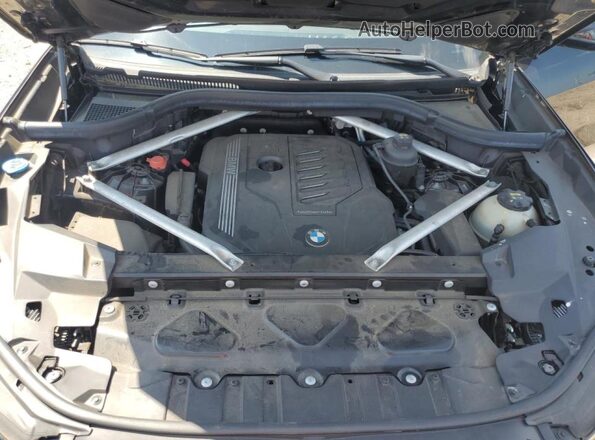 5UXCR6C0XLLL65417 2020 BMW X5 Black ძრავის განყოფილების ხედი