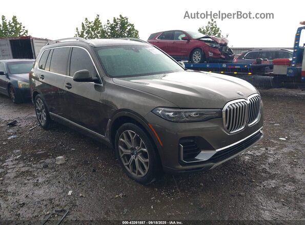 5UXCW2C01L9A03574 2020 BMW X7 Gray Przód prawy
