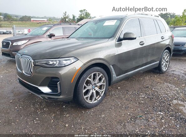 5UXCW2C01L9A03574 2020 BMW X7 Gray Przód lewy