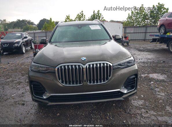 5UXCW2C01L9A03574 2020 BMW X7 Gray Widok zestawu wskaźników