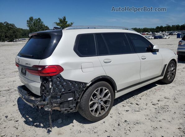 5UXCW2C05M9H35045 2021 BMW X7 Белый Задняя правая четверть