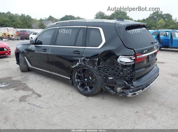 5UXCW2C07L9A01845 2020 BMW X7 Черный Задняя левая четверть