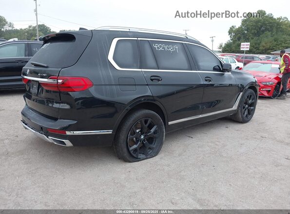 5UXCW2C07L9A01845 2020 BMW X7 Черный Задняя правая четверть