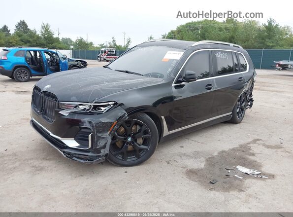 5UXCW2C07L9A01845 2020 BMW X7 Черный Передняя левая четверть