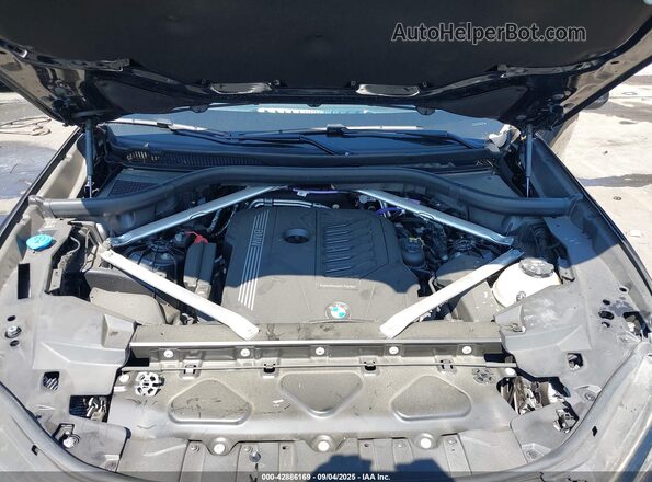 5UXCY6C05N9N29823 2022 BMW X6 Dark Blue Вид сзади