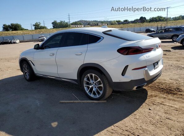 5UXCY6C09L9C52013 2020 BMW X6 Белый Задняя левая четверть