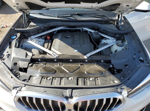 5UXCY6C09L9C52013 2020 BMW X6 Белый Вид подкапотного пространства
