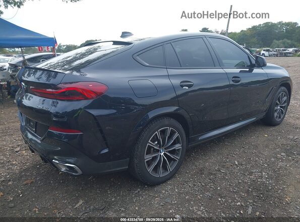 5UXCY6C0XM9G02539 2021 BMW X6 Черный Задняя правая четверть