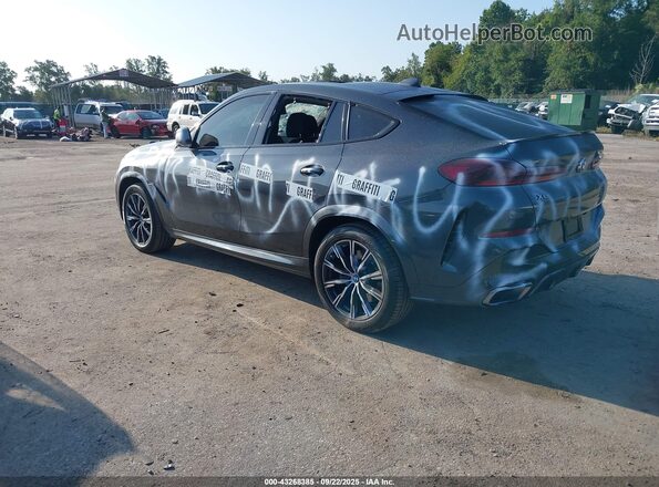 5UXCY8C08L9B41920 2020 BMW X6 Серый Задняя левая четверть