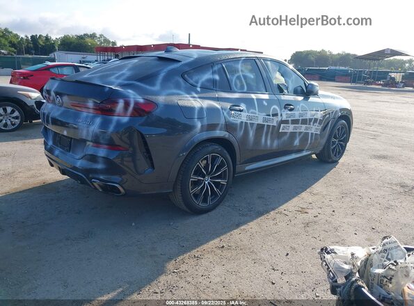 5UXCY8C08L9B41920 2020 BMW X6 Серый Задняя правая четверть