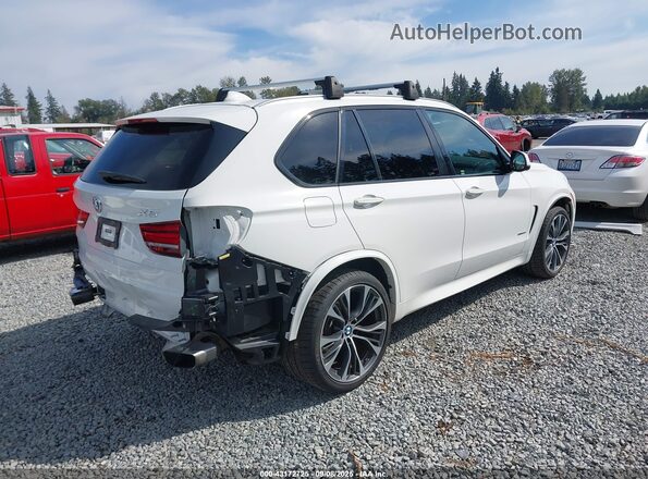 5UXKR6C54JL069202 2018 BMW X5 White უკანა მარჯვენა