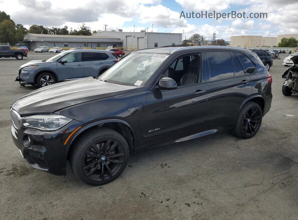 5UXKT0C58J0W03396 2018 BMW X5 Черный Передняя левая четверть