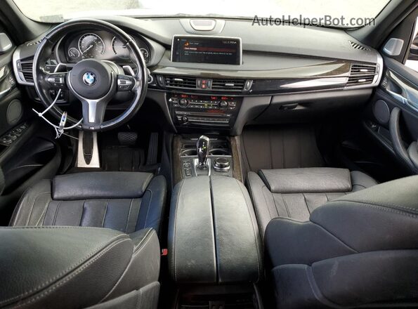 5UXKT0C58J0W03396 2018 BMW X5 Черный Вид панели приборов