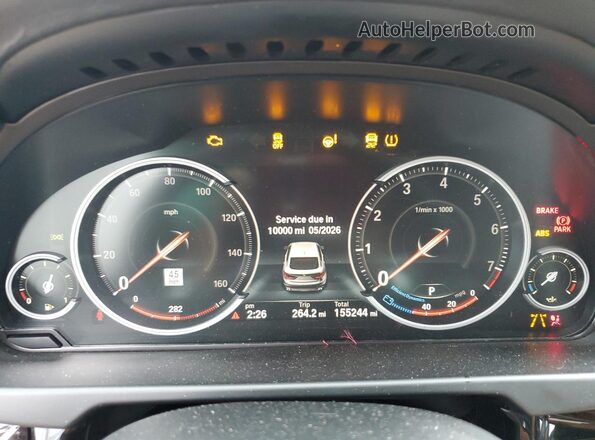 5UXKU0C51K0S97303 2019 BMW X6 Угольный Вид щитка приборов