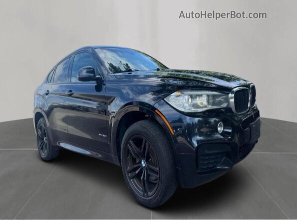 5UXKU2C50J0Z61424 2018 BMW X6 Black Front left