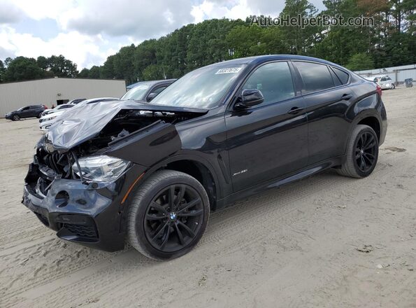 5UXKU2C54K0Z65137 2019 BMW X6 Черный Передняя левая четверть