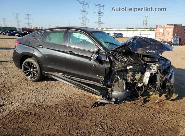 5UXKU6C52K0Z66990 2019 BMW X6 Черный Передняя правая четверть